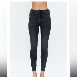 PISTOLA 24 skinny black cropped jeans